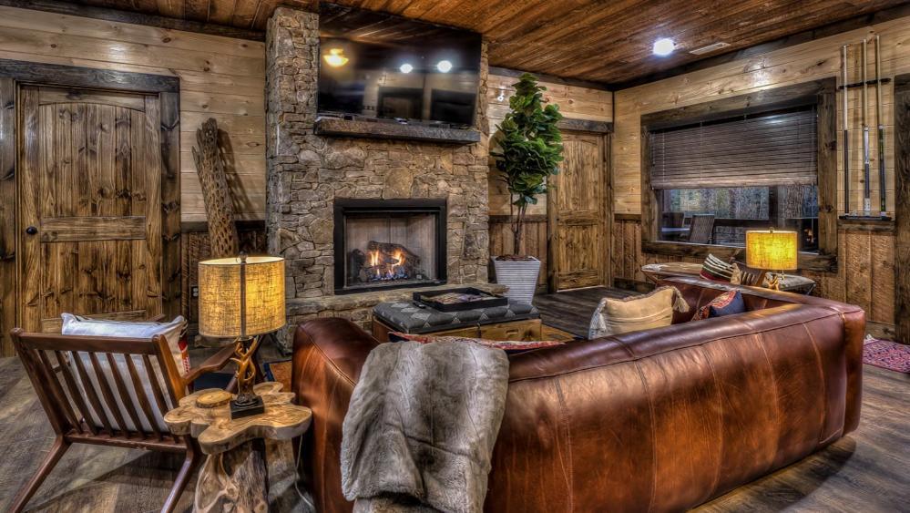 ブルーリッジ山脈 Luxe Mountain Retreatヴィラ エクステリア 写真