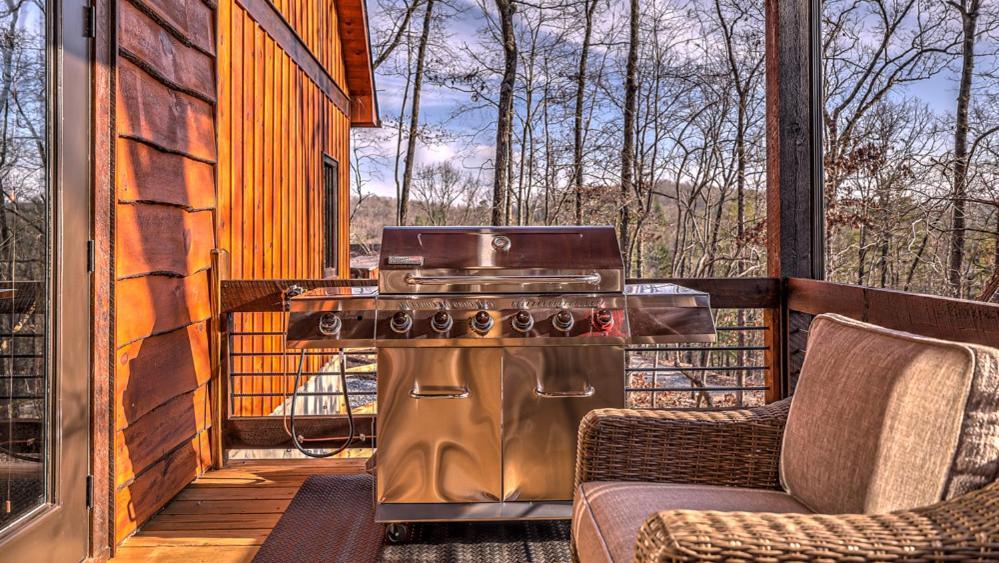 ブルーリッジ山脈 Luxe Mountain Retreatヴィラ エクステリア 写真