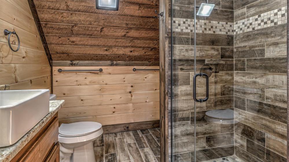 ブルーリッジ山脈 Luxe Mountain Retreatヴィラ エクステリア 写真