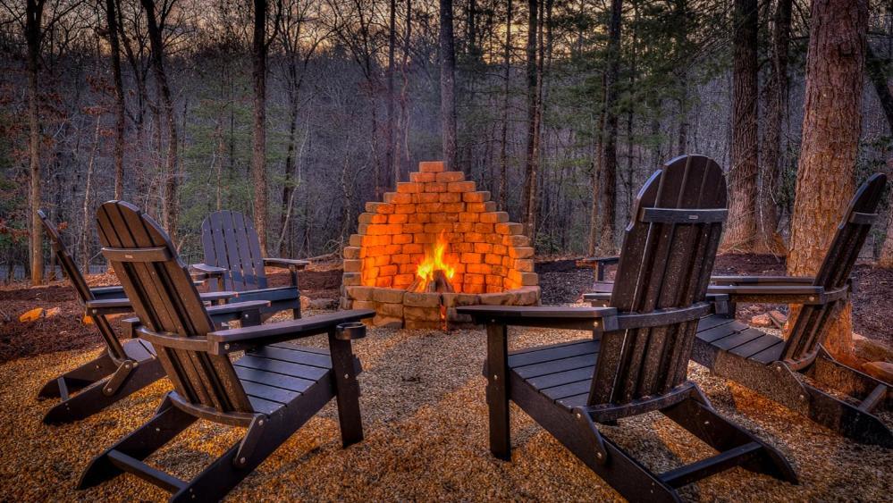 ブルーリッジ山脈 Luxe Mountain Retreatヴィラ エクステリア 写真