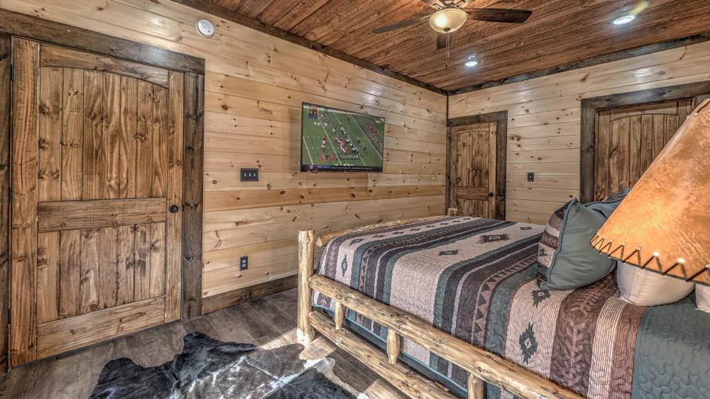 ブルーリッジ山脈 Luxe Mountain Retreatヴィラ エクステリア 写真