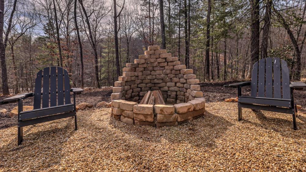 ブルーリッジ山脈 Luxe Mountain Retreatヴィラ エクステリア 写真