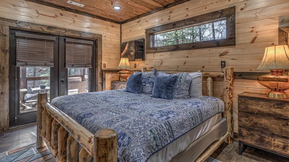 ブルーリッジ山脈 Luxe Mountain Retreatヴィラ エクステリア 写真